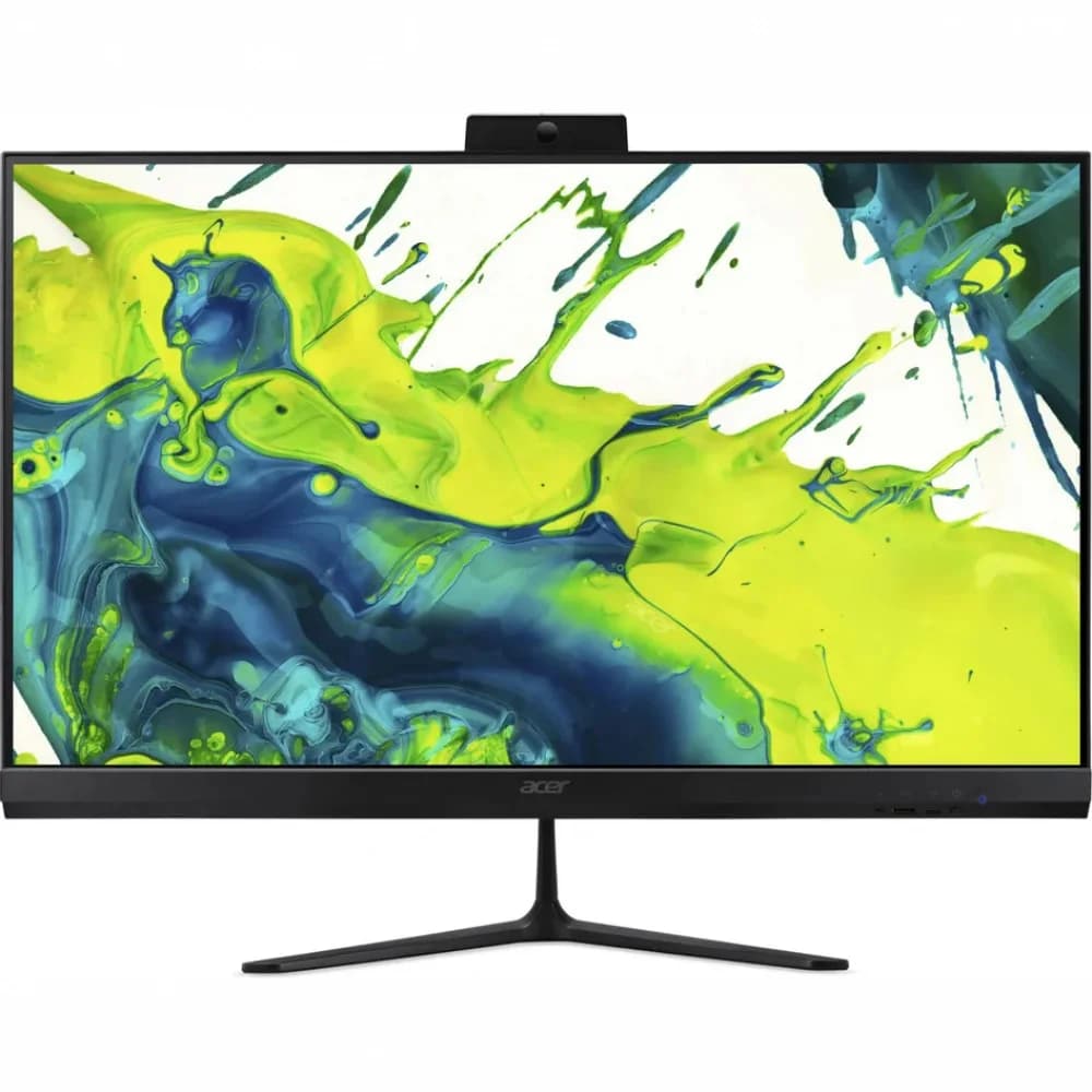Моноблок Acer Aspire C27B-GMTL 27" Full HD Core Ultra 5 115U (1.5) 16Gb SSD512Gb HDG Eshell GbitEth WiFi BT клавиатура мышь Cam черный 1920x1080