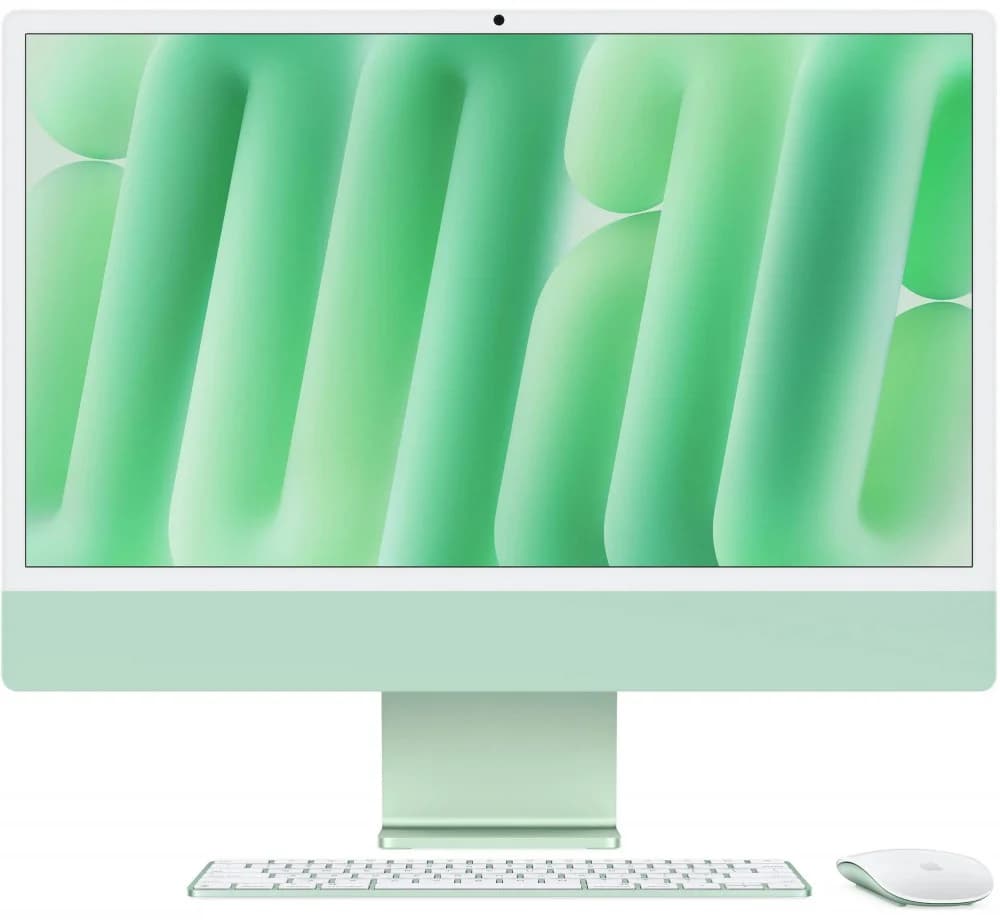 Моноблок мультимедийный APPLE iMac 24 2024 (MWUY3)/23.5/Apple M4 10-Core/16/256/10-Core/MacOS/Green