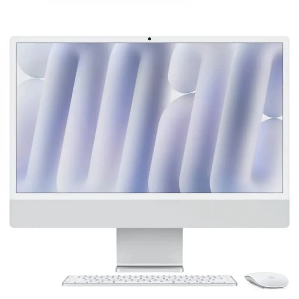 Моноблок Apple iMac A3137, 23.5" 4.5K, Apple M4/16GB/512GB/10 Сore GPU/MacOS/Silver