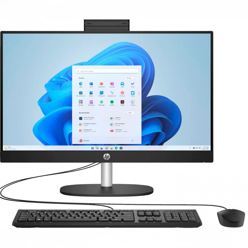 Моноблок HP 24-cr0070ci, 23.8"FHD, N200/8GB/512GB/DOS