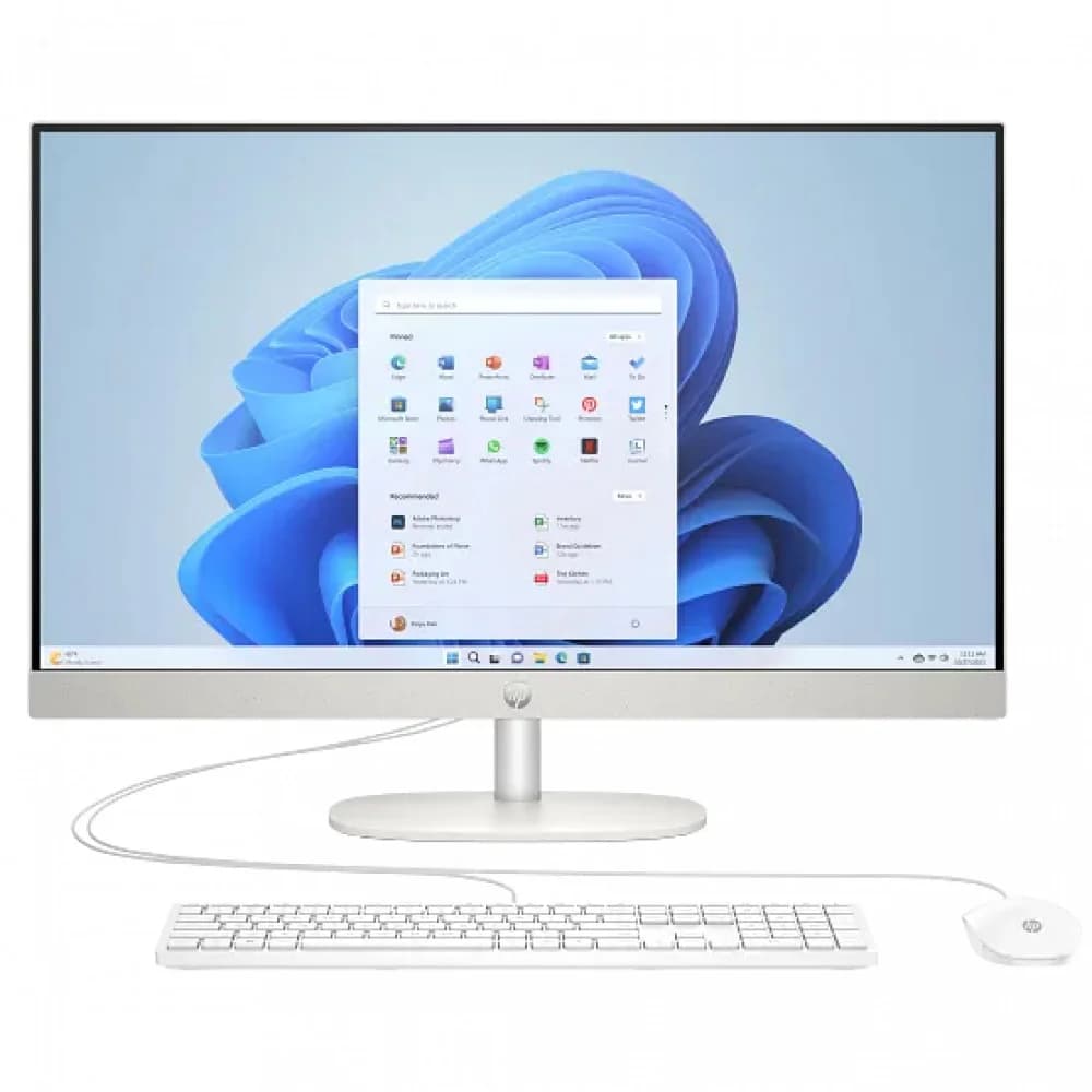 Моноблок HP All-in-One 27-cr0066ci, 27"FHD, Ryzen 5 7520U/8GB/512GB/DOS