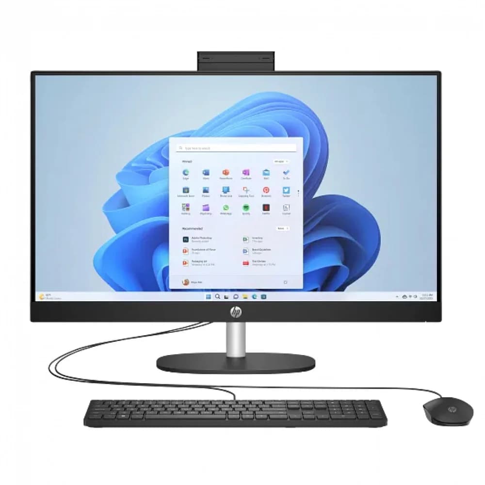Моноблок HP 27-cr0067ci, 27"FHD, Ryzen 5 7520U/8GB/512GB/DOS
