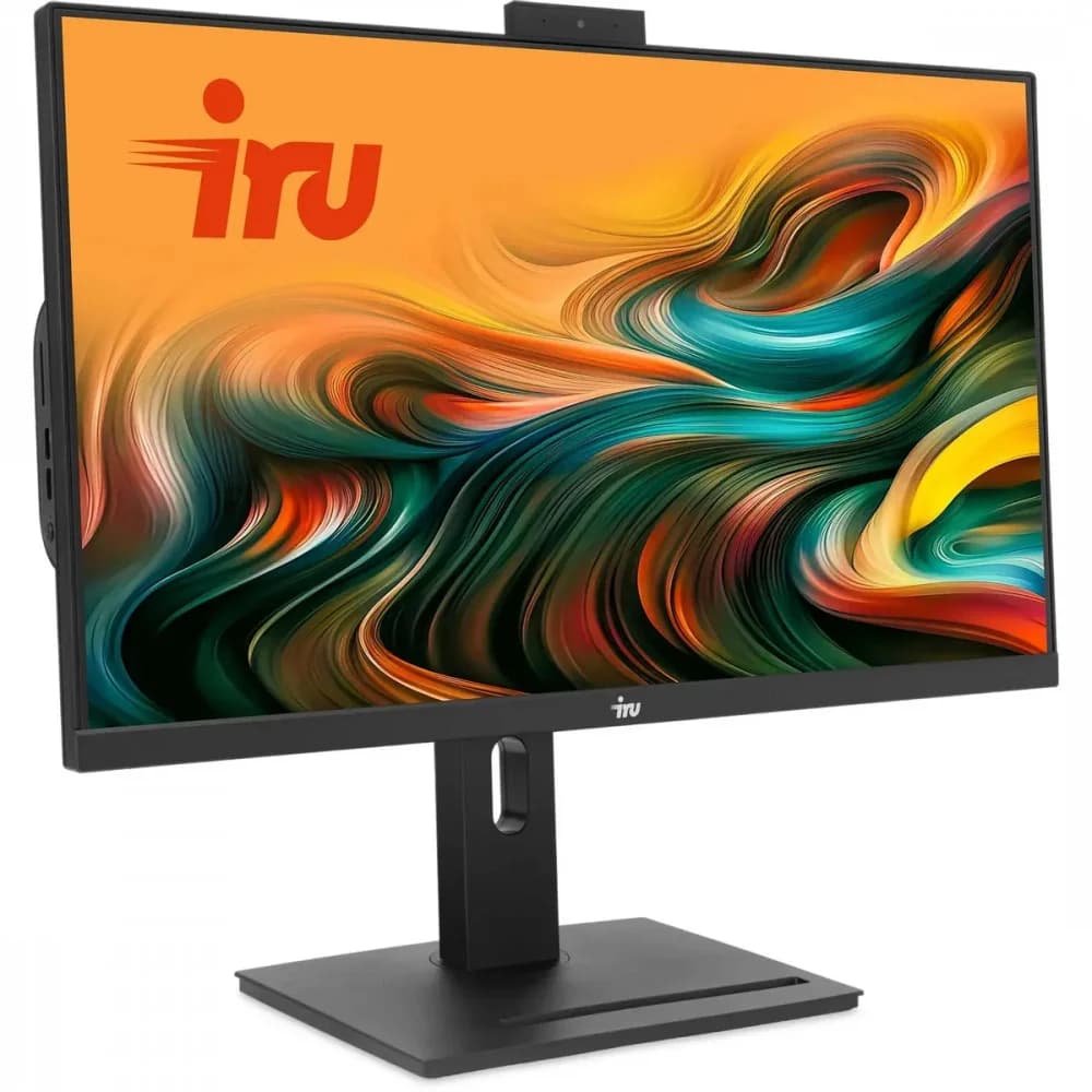 Моноблок IRU Office 23IM 23.8" Full HD i3 1215U (3.6) 8Gb SSD256Gb UHDG Free DOS GbitEth WiFi BT 120W Cam черный 1920x1080