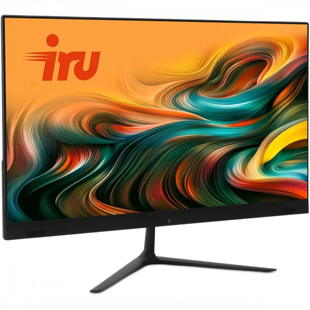 Моноблок IRU P231 23.8" Full HD PS N95 (1.2) 8Gb SSD256Gb Windows 11 Professional GbitEth WiFi BT 120W Cam черный 1920x1080