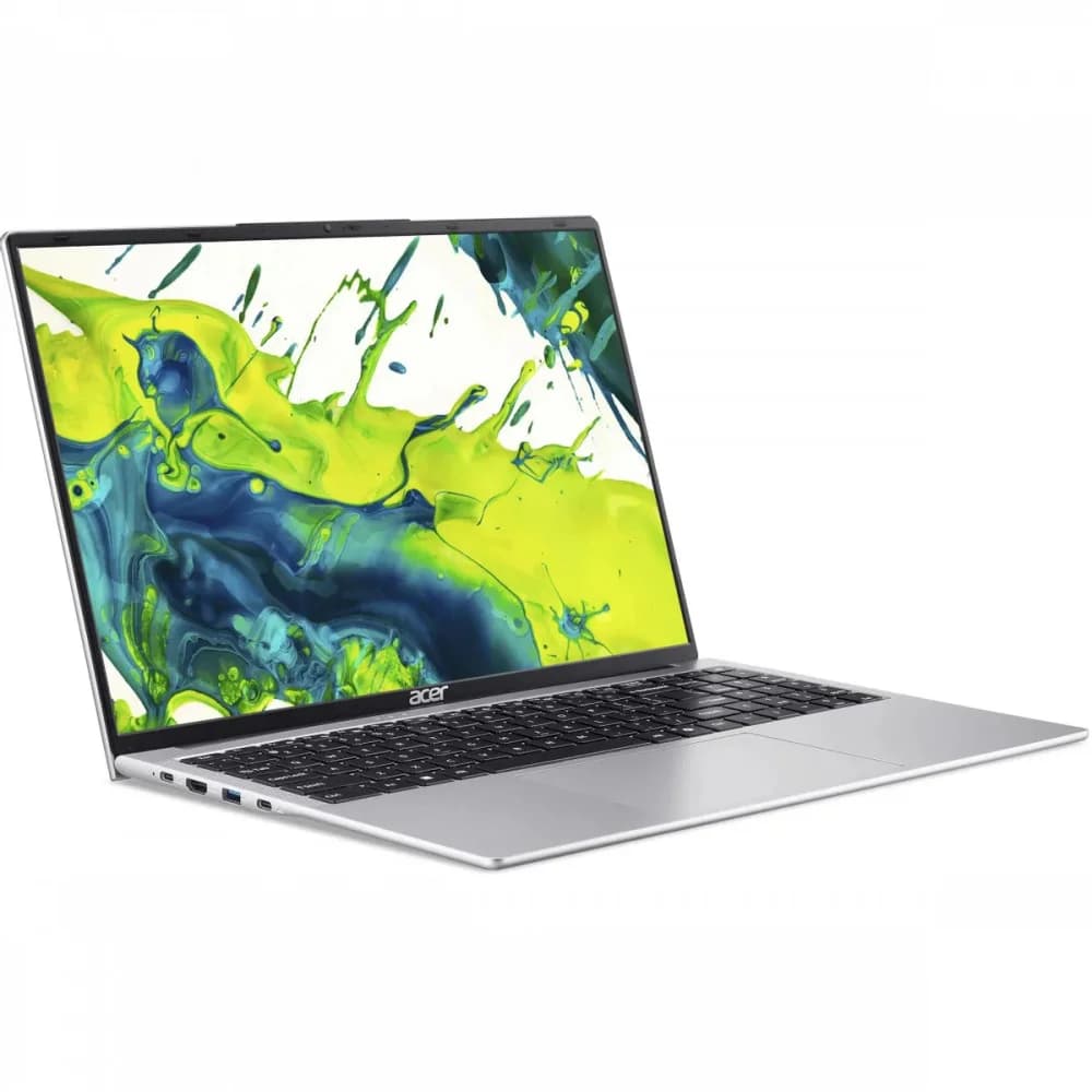 Ноутбук Acer Aspire Lite 16 AL16-54P-763P Intel Core i7-1355U/16Gb (soldered D5)/SSD512Gb/UMA/16"/IPS/WUXGA/1920x1200/60Hz/NoOS/RJ-45/Silver/1.6kg