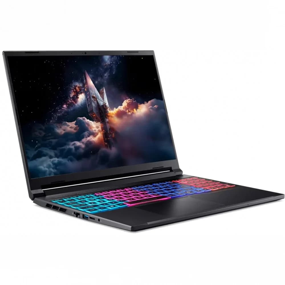 Ноутбук/ ACER Aspire Nitro V165AI ANV16S-41-R4WA 16"(1920x1200 (матовый) IPS)/AMD Ryzen 7 260(3.8Ghz)/16384Mb/1024PCISSDGb/noDVD/Ext:NVIDIA GeForce RTX 5060(8192Mb)/Cam/BT/WiFi/76WHr/war 1y/2.1kg/Si
