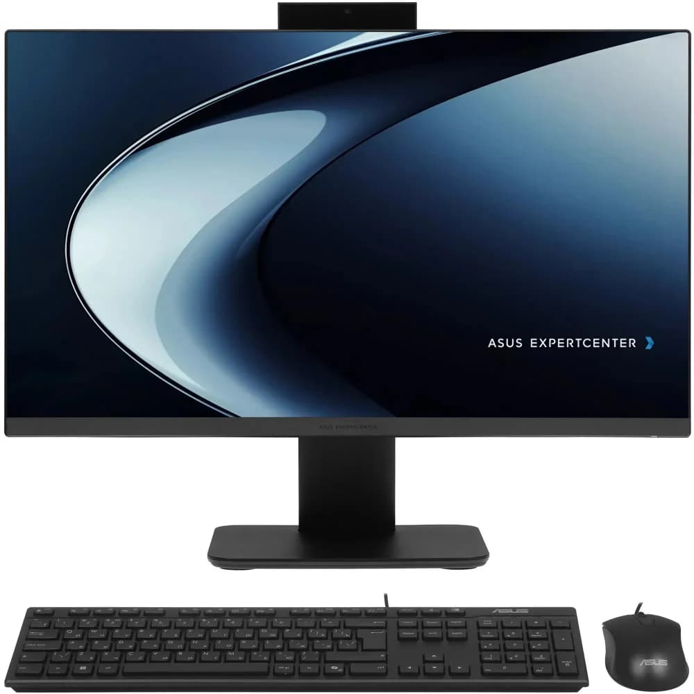 Моноблок Asus P440VAK-BPC7440 23.8" Full HD Core 7 240H (2.5) 16Gb SSD512Gb Graphics без ОС GbitEth WiFi BT 120W клавиатура мышь Cam черный 1920x1080