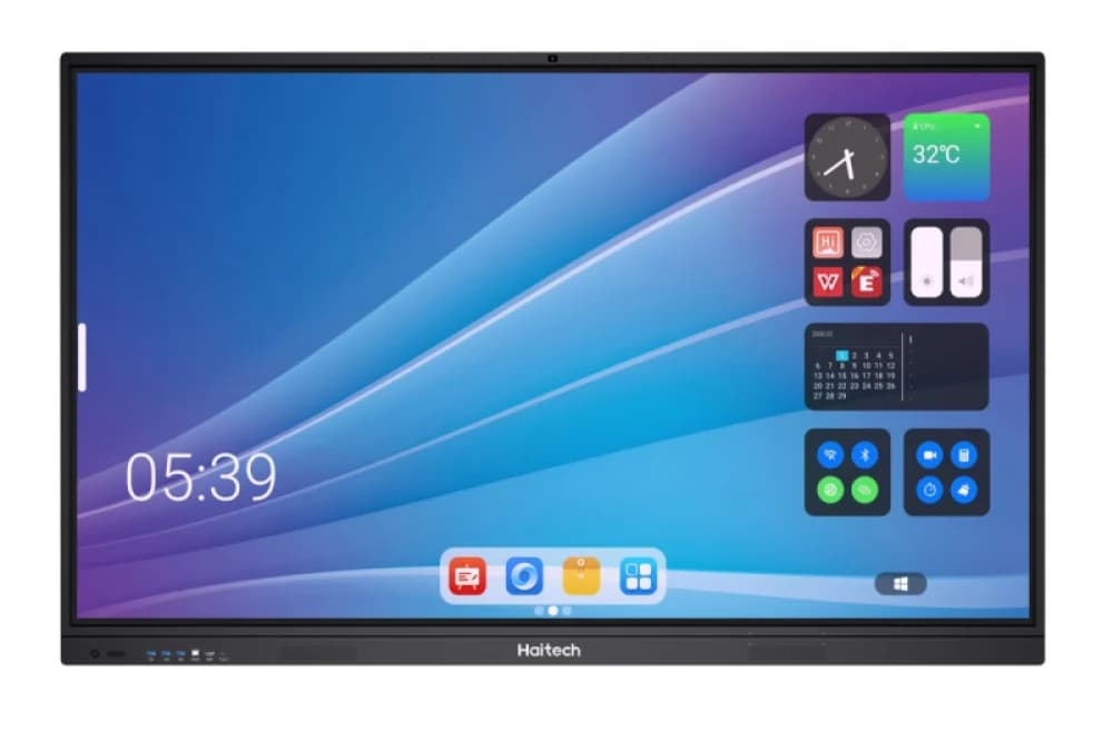 Информационный дисплей Haitech 75" 16:9 3840x2160(UHD 4K) IPS, TOUCH, 20-touch point, 60 Hz, 350 cd/m2, H178°/V178°, 4000:1, 6ms, VGA, 3xHDMI, DP, 2xUSB-C, 2xRJ-45, RS232, 6xUSB Type A, 3xUSB Type B