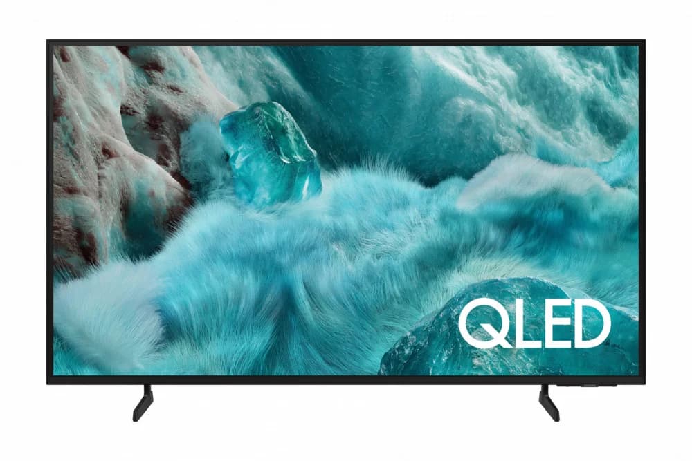 Телевизор ЖК 55'' Samsung/ 55", QLED, Ultra HD, Tizen Smart TV, HDR10+, Wi-Fi, Voice, DVB-T2/C/S2, Bluetooth, CI+(1.4), 20W, OTS Lite, 3HDMI, 2USB, Titan Gray 2025