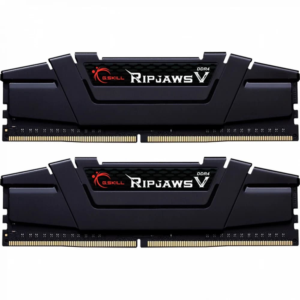 Комплект модулей памяти, G.SKILL, RipjawsV F4-3600C18D-32GVK (Kit 2x16GB), DDR4, 32GB, DIMM , Черный