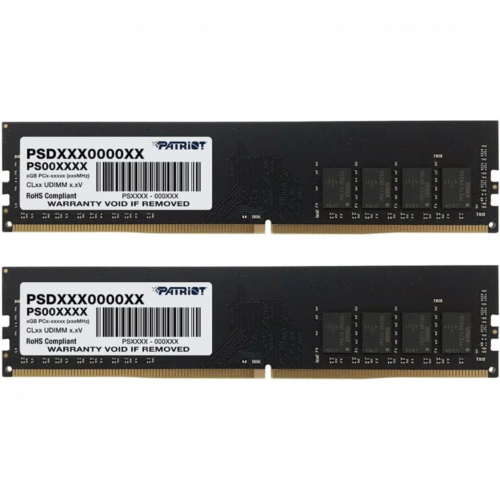 DDR 4 DIMM 32Gb (16Gbx2) PC25600, 3200Mhz, PATRIOT Signature (PSD432G3200K) (retail)
