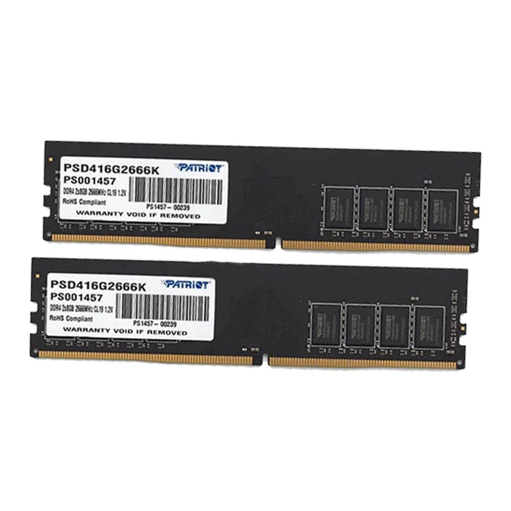 Модуль памяти 16GB PC21300 DDR4 KIT2 PSD416G2666K PATRIOT