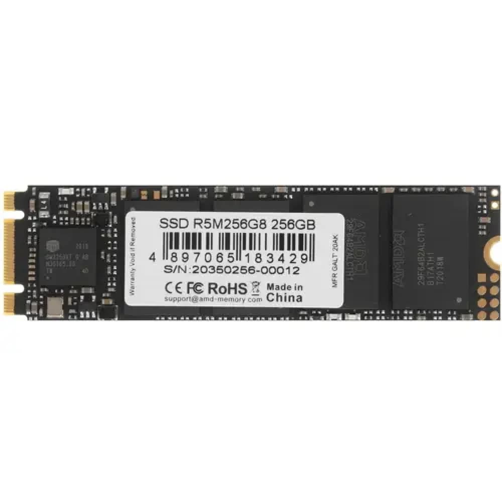 M.2 2280 256GB AMD Radeon R5 Client SSD R5M256G8 SATA 6Gb/s, 3D TLC, RTL (183429)
