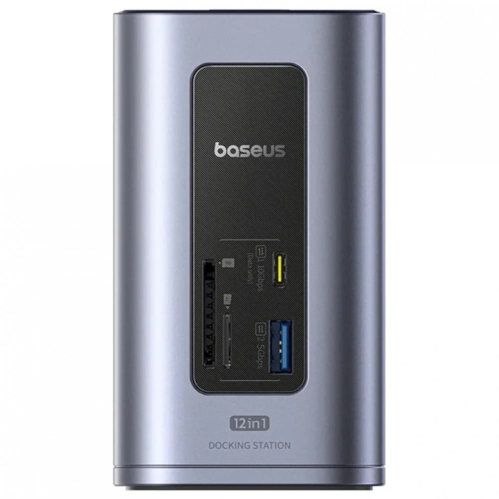 Док-станция, Baseus, NU1, (B00568103813-00), Air Spacemate, 12-в-1 Серый