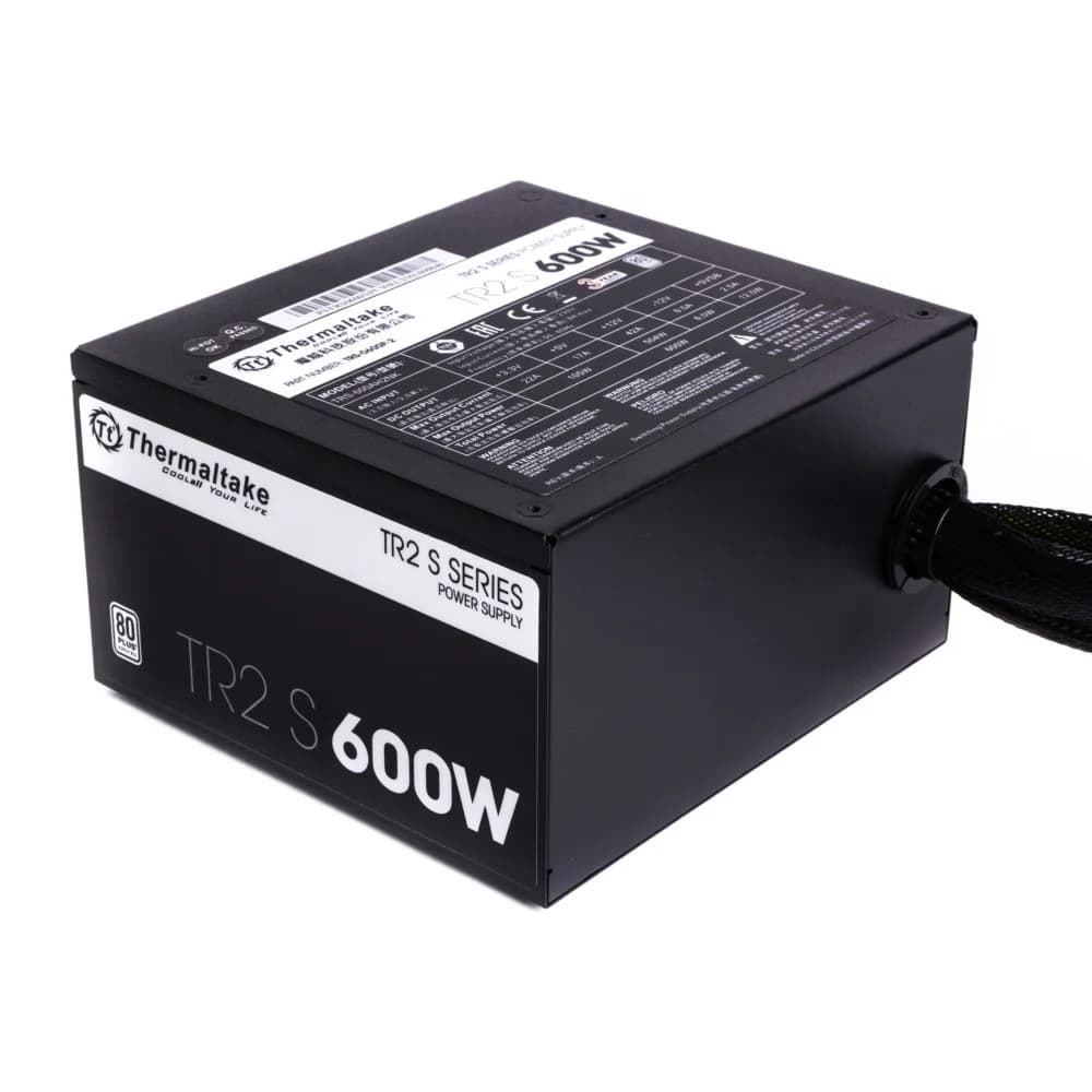 Блок питания Thermaltake TR2 S 600W, ATX, 120mm, 5xSATA, 2xPCI-E, APFC, 80+, BOX