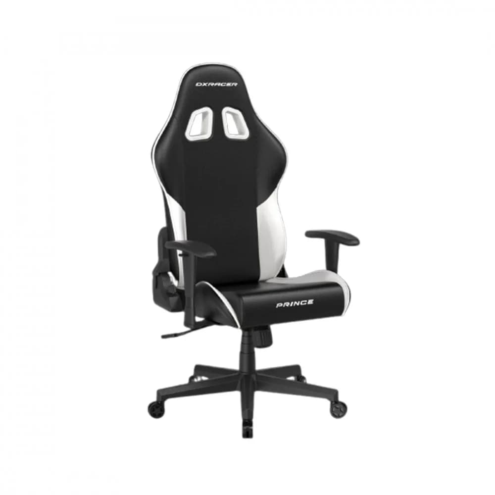 Игровое компьютерное кресло, DX Racer, GC/LPF24LTC/NW, Prince series, Грузоподъемность 90 кг, Эко-кожа и винил PU,PVC, Вид наполнителя: губчатая пена высокой плотности (54 кг/м), Металлическая основ