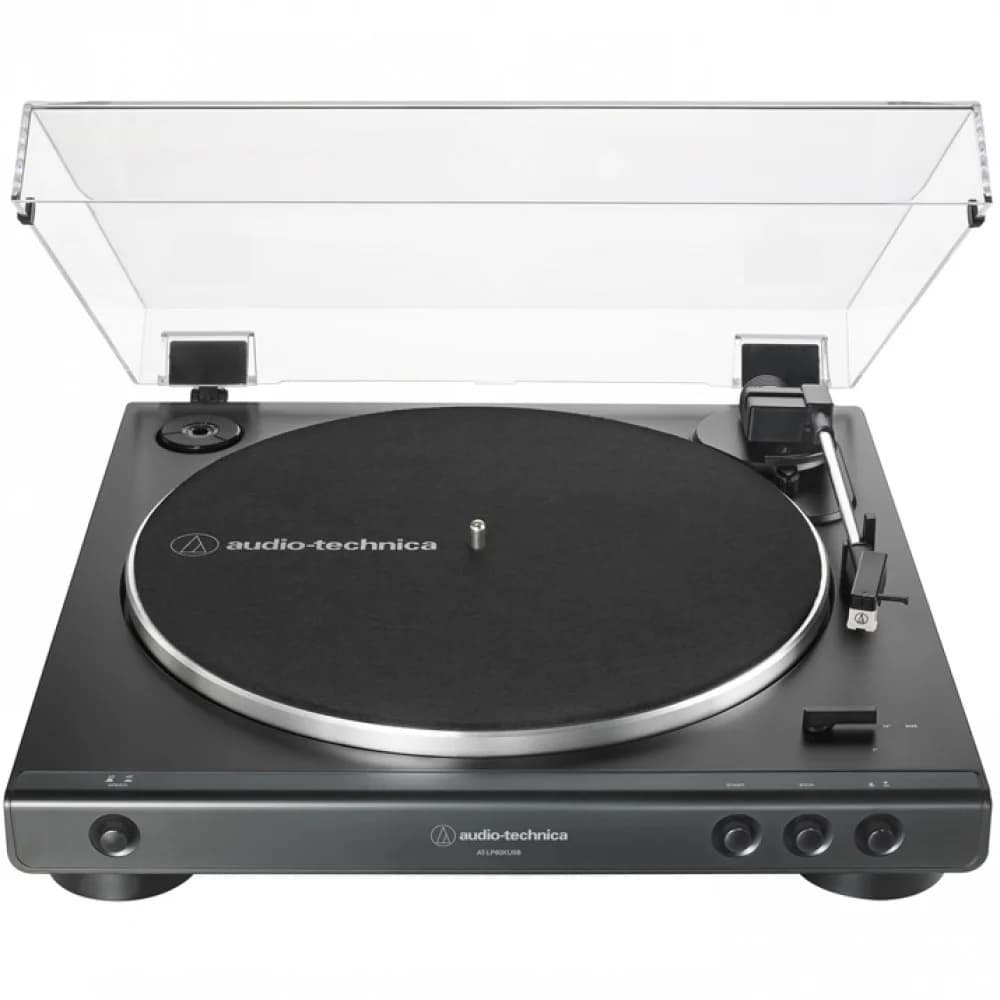 Проигрыватель виниловых пластинок Audio-Technica AT-LP60XUSB, Gun Metal