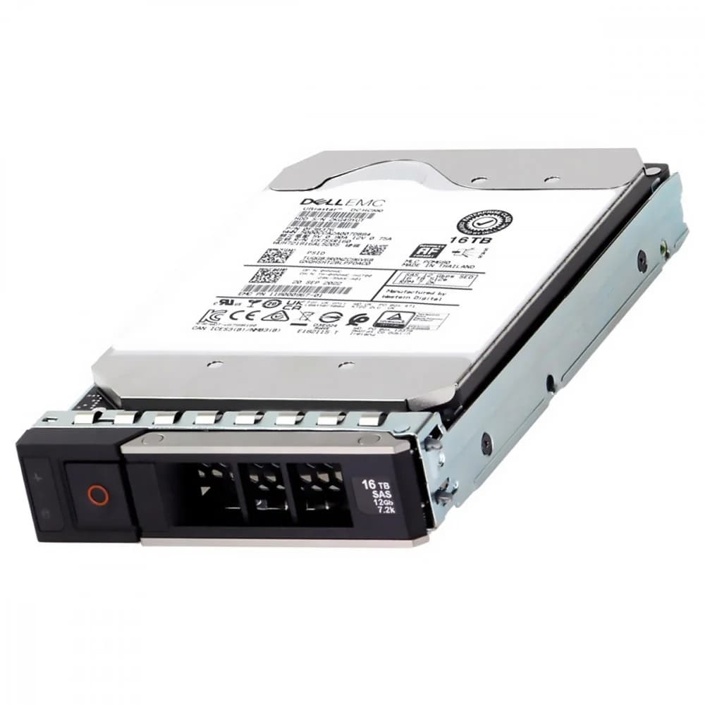 Dell 16TB SAS ISE 12Gbps 7.2K 512e 3.5" Hot-plug - kit G13 ME5 / / ME4 / ME14XX