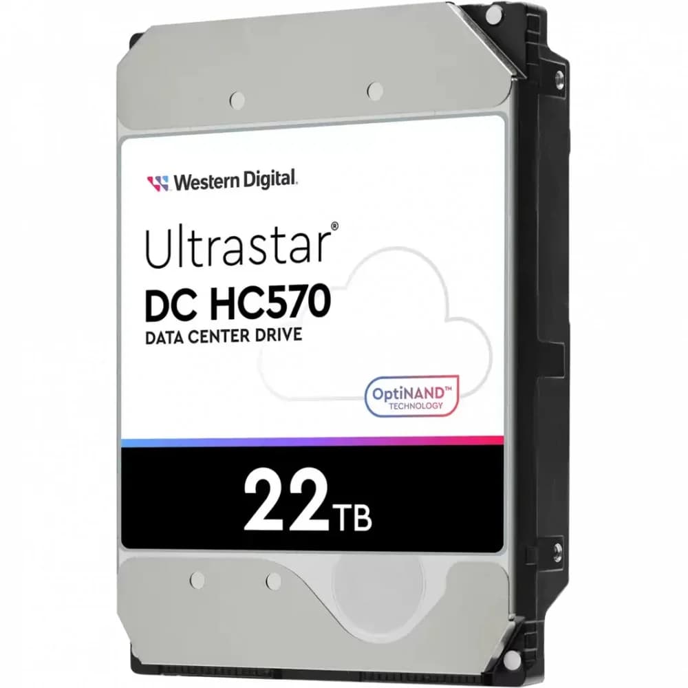 Жесткий диск SAS 22TB 7200RPM 12GB/S 512MB DC HC570 0F48052 WD