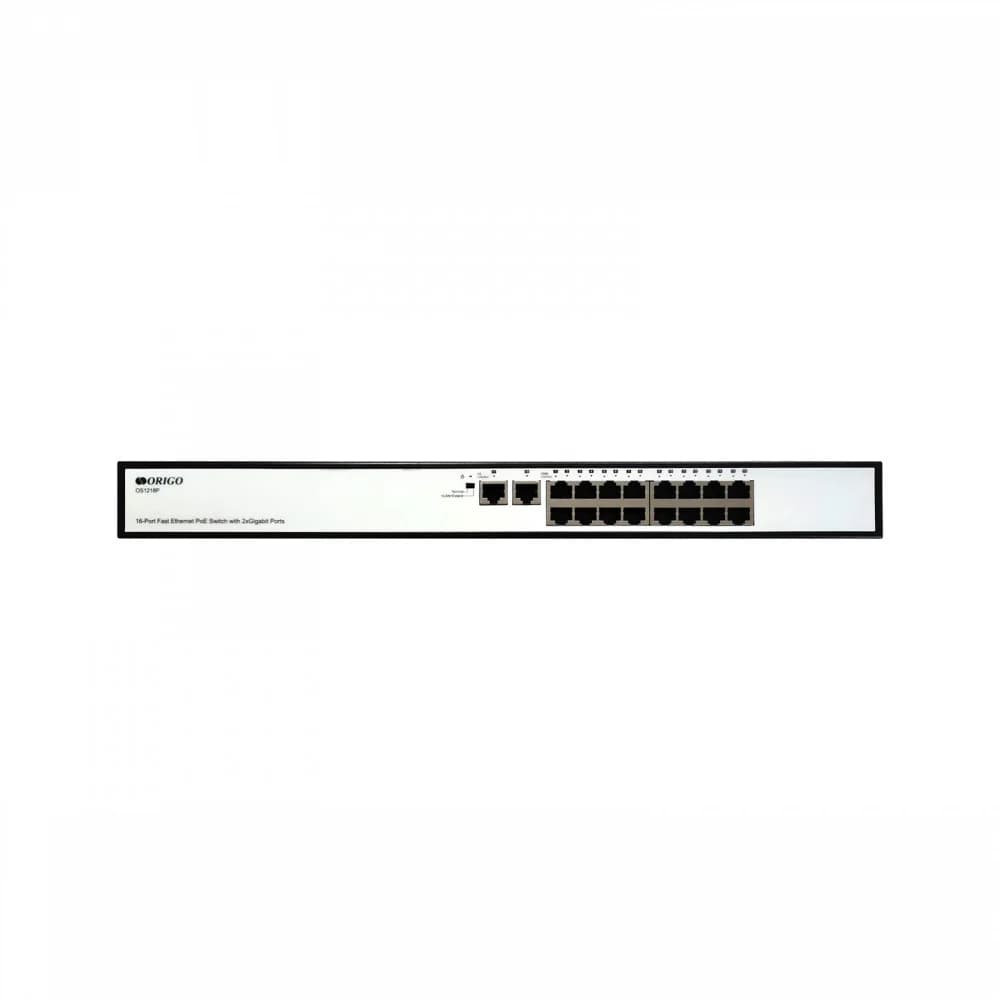 Коммутатор Origo OS1218P/190W OS1218P/190W/A1A 16x100Мбит/с 2x1Гбит/с 16PoE 16PoE+ неуправляемый