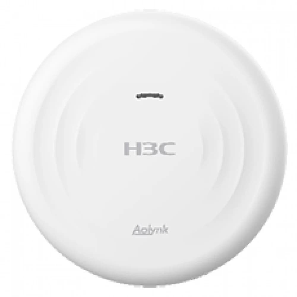 Беспроводная точка доступа, H3C, AOLYNK-UAP622G-AX15, 802.11a/b/g/n/ac/ax, AX1500, 1 порт 10/100/1000 RJ45, 256 клиентов, локальный контролер до 32 устроиств, PoE+ 802.3at, без адаптера питания