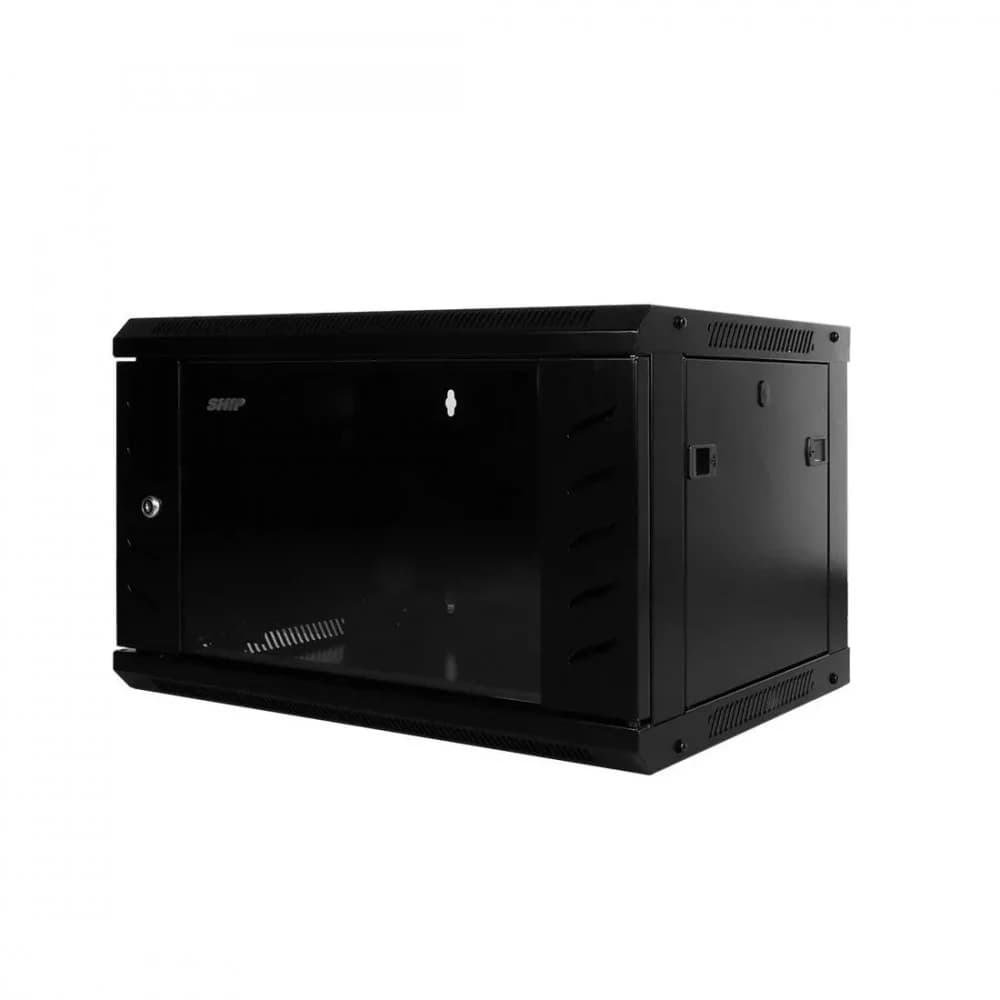 Шкаф коммуникационный настенный, SHIP, SC5412.11.100, SC серия, 19'' 12U, 570*450*635 мм, Ш*Г*В, IP20, Чёрный