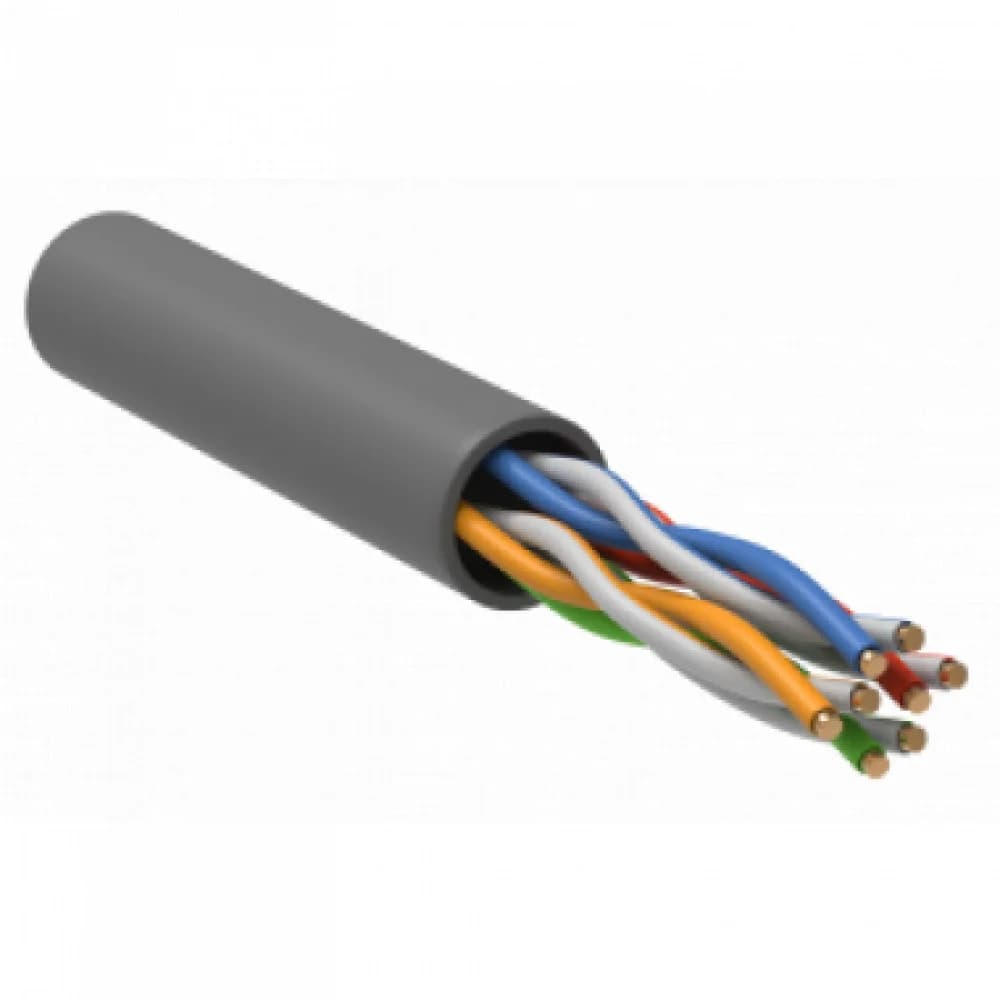 Каб. в. п. U/UTP кат. 5E 4 пары PVC 1м сер. GENERICA