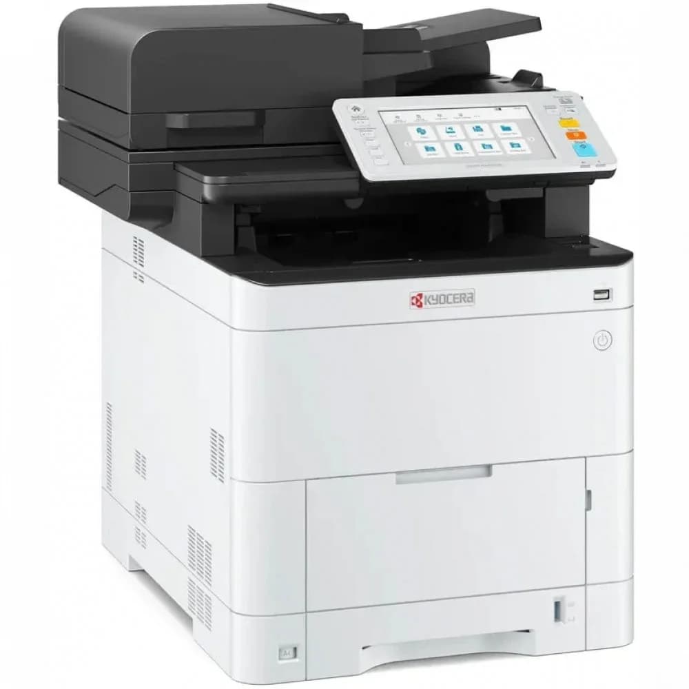 МФУ Kyocera ECOSYS MA4000cifx (P/C/S/F, цвет. лазерный, A4, 40 стр/мин, 1200x1200 dpi, 2 Гб, USB 2.0, Network, лоток 250 л., Duplex, DADF, старт.тонер 6000/5000 стр.)