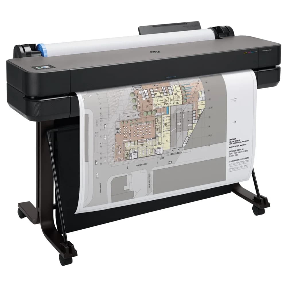 HP DesignJet T630 36-in Printer (A0/914mm) 4 ink color, 30 sec/А1, 2400x1200 dpi, 1Gb, USB+Ethernet+WiFi, Sheet Feed A4-A3, Cutter, Stand, Cart HP 712, Printhead 3ED58A
