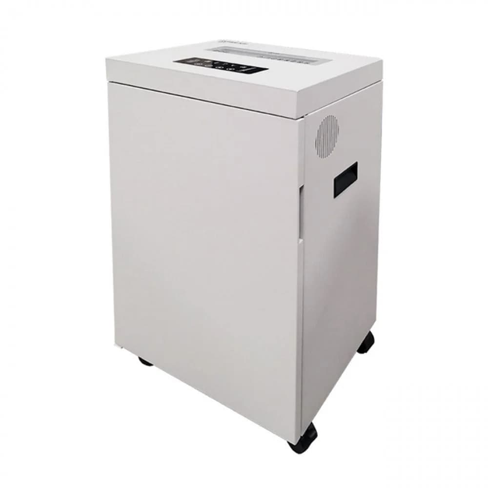 Шредер Office Kit S535 3,8x40 белый (секр.P-4) фрагменты 35лист. 50лтр. скобы пл.карты CD