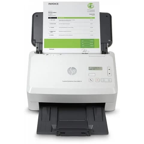 Сканер HP SJ Ent Flow 5000 s5 (A4, 600 dpi, 65 pppm, 512Mb, 2-line LCD, USB-кабель)