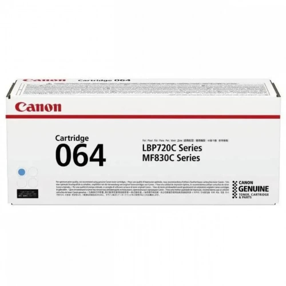 Картридж CANON CRG 064 - Cyan, 6000 pages, i-SENSYS LBP722Cdw/MF832Cdw