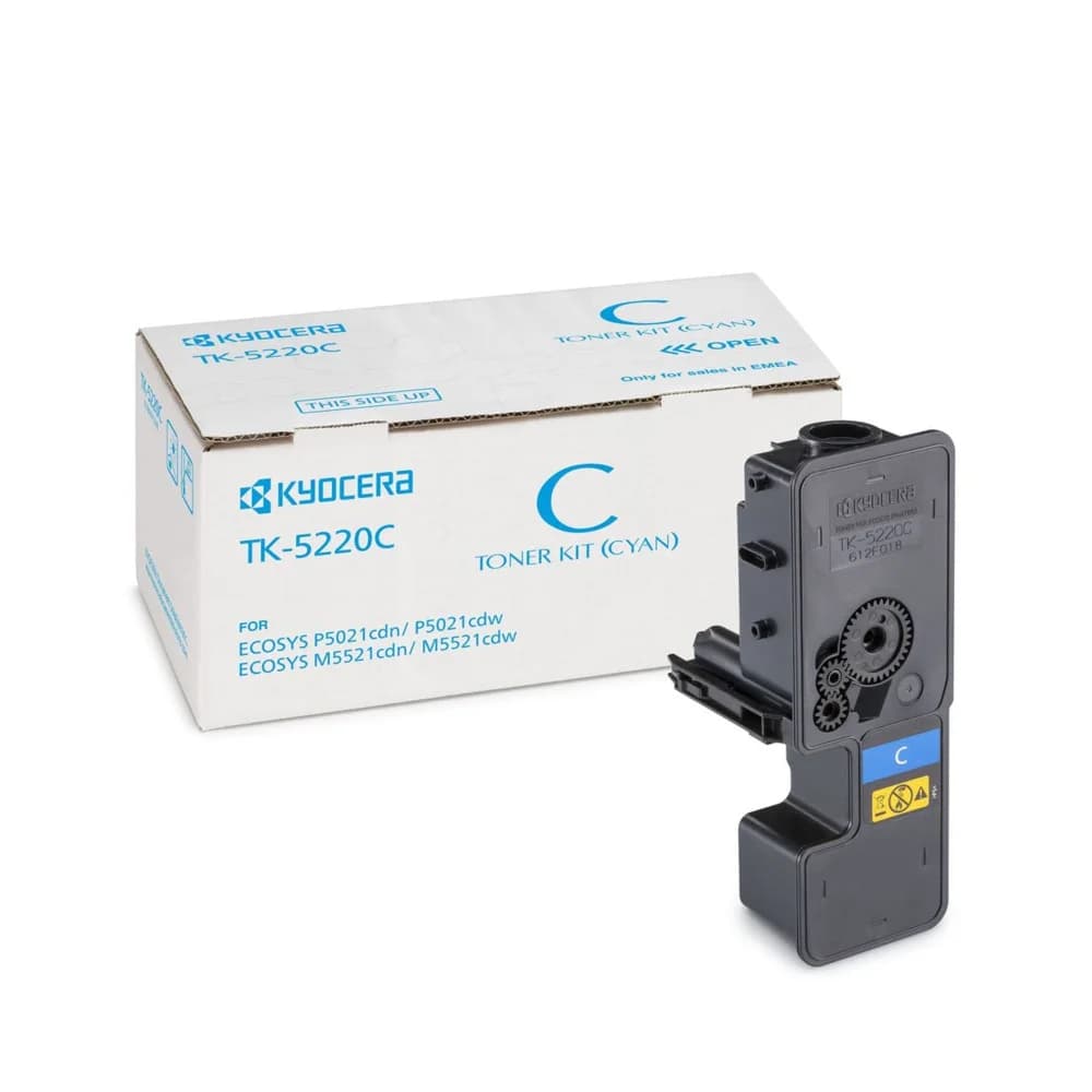 Тонер-картридж TK-5220C 1 200 стр. Cyan для P5021cdn / P5021cdw, M5521cdn / M5521cdw