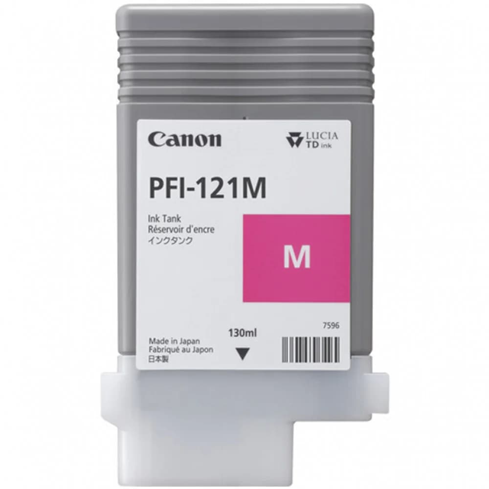 Чернила пигментные, Canon, Pigment Ink Tank PFI-121 Magenta, 6267C001AA, для TM255/350/355