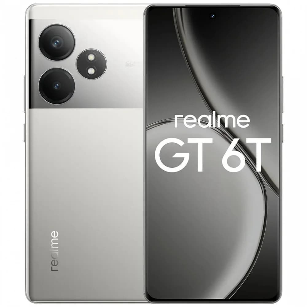 СМАРТФОН REALME RMX3853 (GT 6T) 12 + 256 ГБ (EUCIS) ЦВЕТ:ЗЕРКАЛЬНЫЙ СЕРЕБРЯНЫЙ