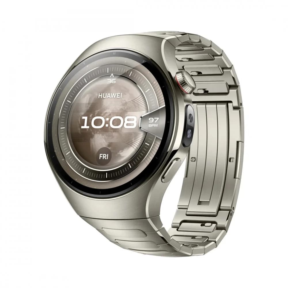 Смарт часы HUAWEI WATCH 5 (46mm), цвет титановый, титановый ремешок (RTS-AL00)