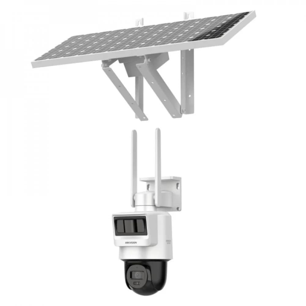 Hikvision DS-2DE2C200IWG-K/4G/C09S20 (2,8 мм) уличная беспроводная 4G IP-видеокамера, 2MP c солнечной панелью