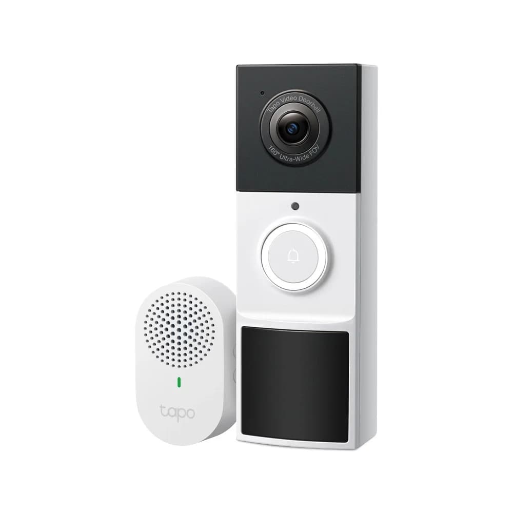 Умный дверной глазок 3MP (2K) с питанием от аккумулятора Tapo D210 < Видеодомофон Tapo D210 × 1, Дверной звонок Tapo × 1, Спецификация: 2K 3MP (2304 × 1296px)), 2.4 ГГц, перезаряжаемая литий-ионна