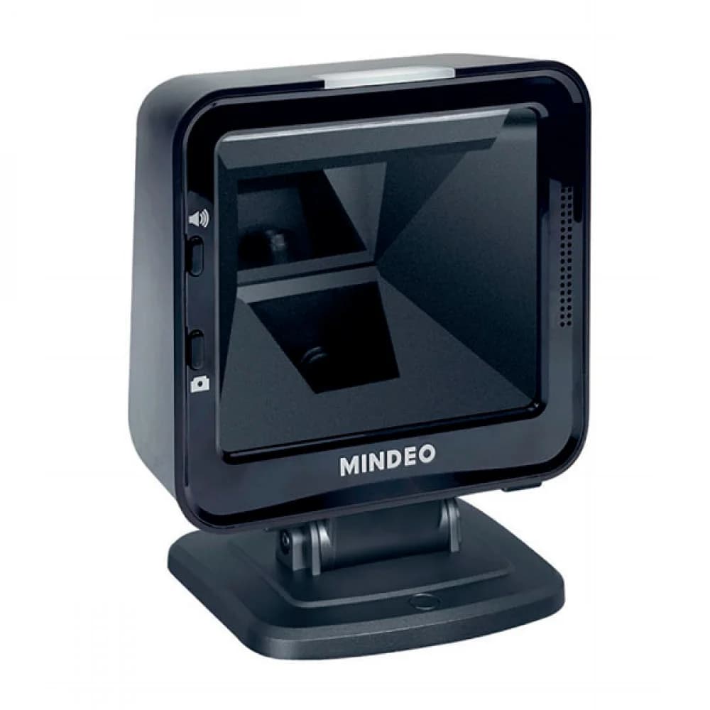 Mindeo MP8610 USB Kit: 2D, cable USB, stand, black