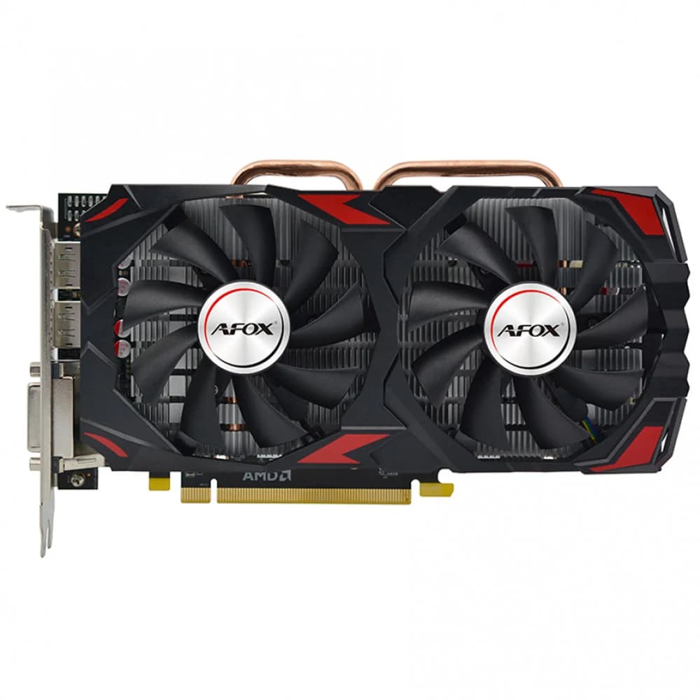 Radeon RX570, Afox V2, 1284MHz/7000MHz, 256bit, 8GB GDDR5, DVI-I, HDMI, 3xDP