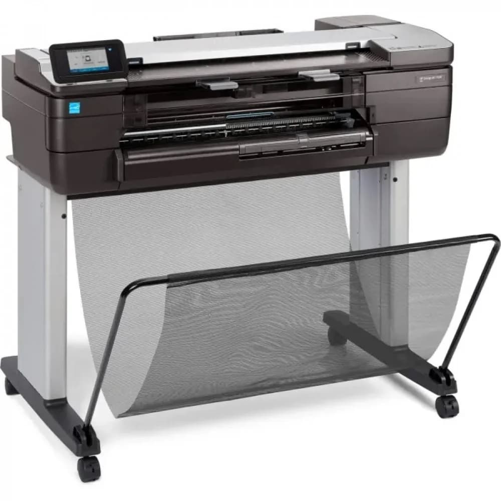 HP DesignJetT830 MFP (p/s/c, 24",4color,2400x1200dpi,1Gb,26spp(A1 drawingmode),USB/GigEth/Wi-Fi,stand,mediabin,rollfeed,shee tfeed,tray50(A3/A4),autocutter,Scanner600dpi,24x109", 1ywarr, repl. F9A28
