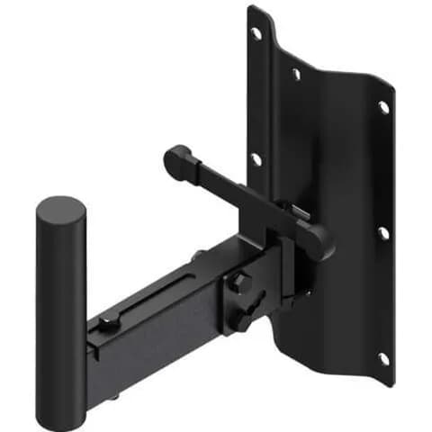 CAYMON Кронштейн WLB25/B Настенный кронштейн для установки громкоговорителей. Стакан 35-мм, 250 мм расстояние до стены, угол наклона регулируется в 5 шагов от 0 ° до 45 °, угол поворота можно отрегу