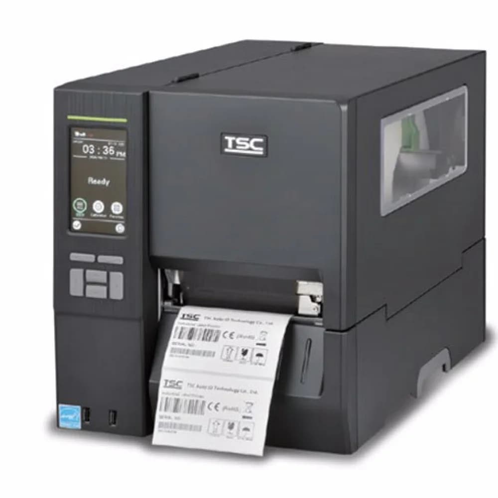 TSC MH641T, 600dpi, 4.3" TOUCH LCD, DRAM 256MB/FLASH 512MB, USB+RS-232+ETHERNET+USB HOST, MEDIA NEAR END, TOP BM, Wi-Fi READY, EU