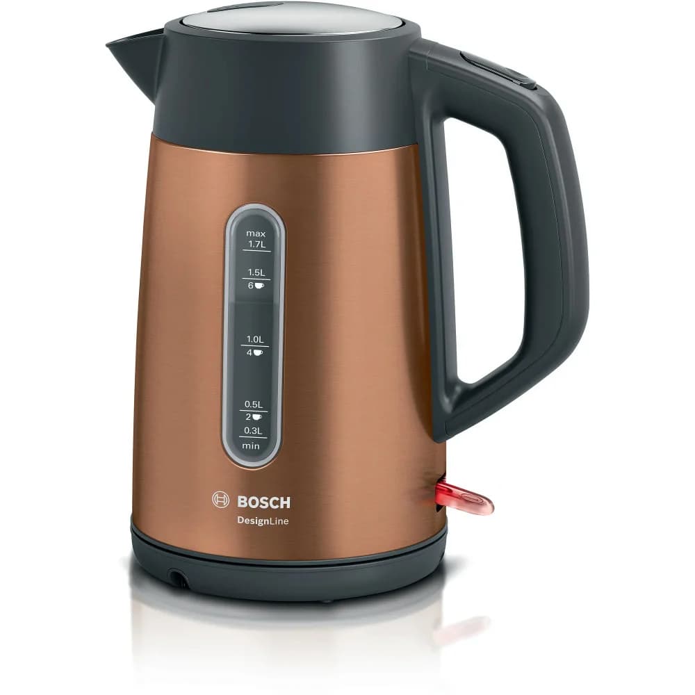 Чайник электрический Bosch TWK4P439 1.7л. 2400Вт коричневый (корпус: нержавеющая сталь)