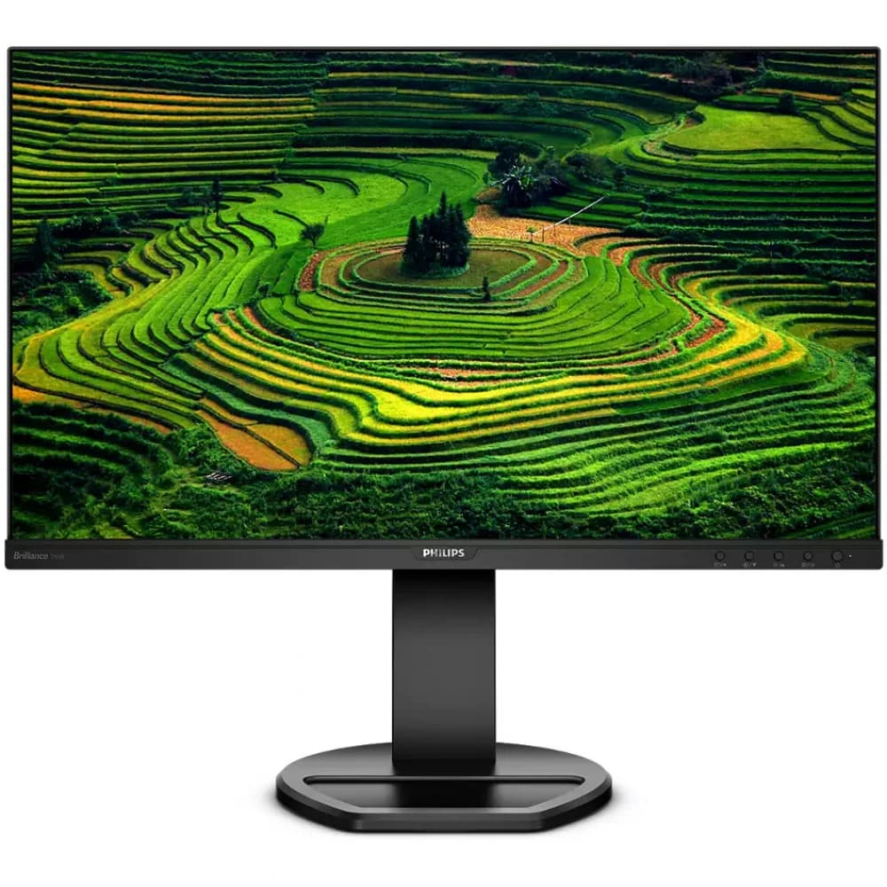МОНИТОР 23.8" PHILIPS 241B8QJEB/00 Black с поворотом экрана (IPS, 1920x1080, 5 ms, 178°/178°, 250 cd/m, 50M:1, +DVI)