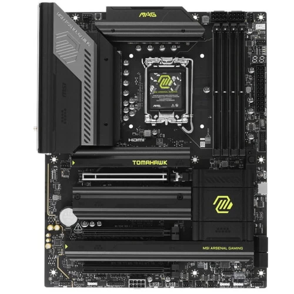 Материнская плата MSI MAG Z890 TOMAHAWK WIFI Soc-1851 Intel Z890 4xDDR5 ATX AC`97 8ch(7.1) 5Gigabit RAID+HDMI