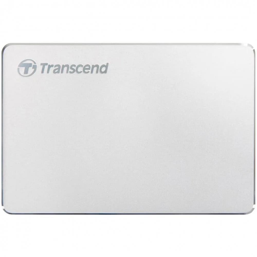 USB 3 HDD External 1TB 2.5", Transcend StoreJet 25C3S, SATA, USB Type C, Silver