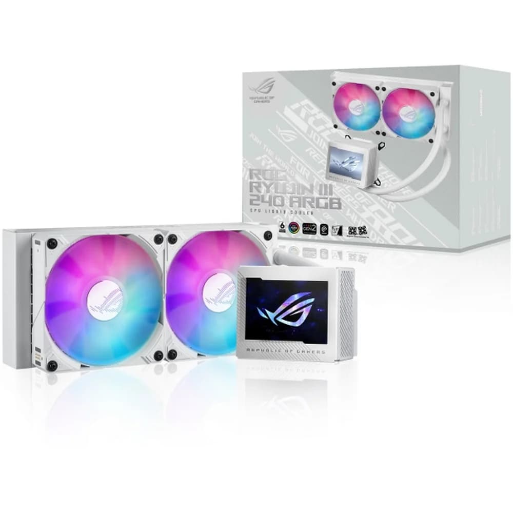 ROG RYUJIN III 240 ARGB WHT/AIO COOLER,ASETEK,EMMA,ARGB 90RC00K2-M0UAY0