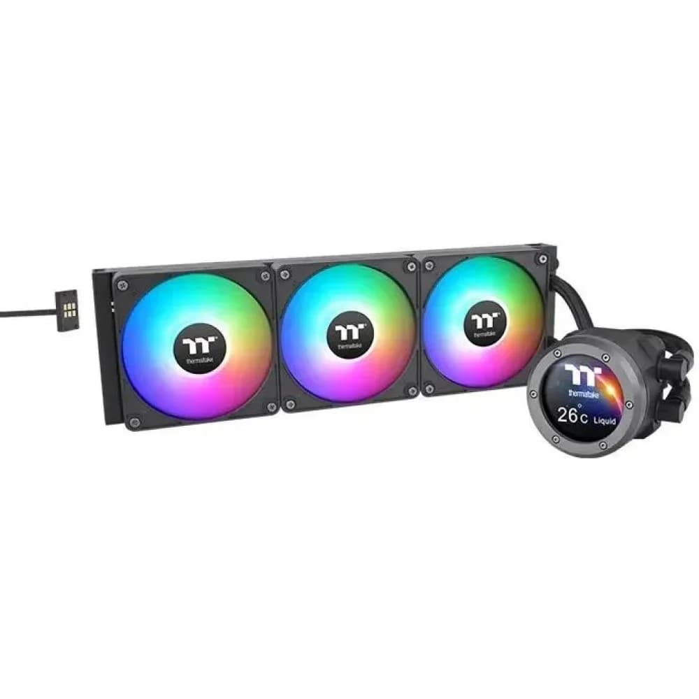 Система водяного охлаждения Thermaltake TH360 V2 Ultra EX ARGB Soc-AM5/AM4/1151/1200/1700 черный Al+Cu LCD Ret (CL-W415-PL12SW-A)