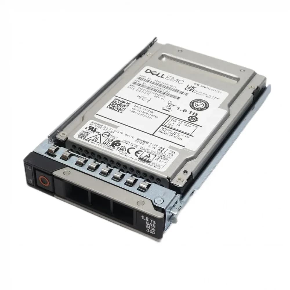 SSD Dell/1.6TB SSD up to SAS 24Gbps ISE MU 512e 2.5in Hot-Plug 3DWPD, CK